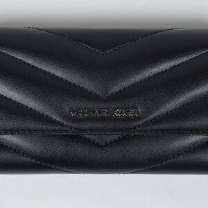 Michael Kors Jet Set Travel Large Quilted Trifold Wallet